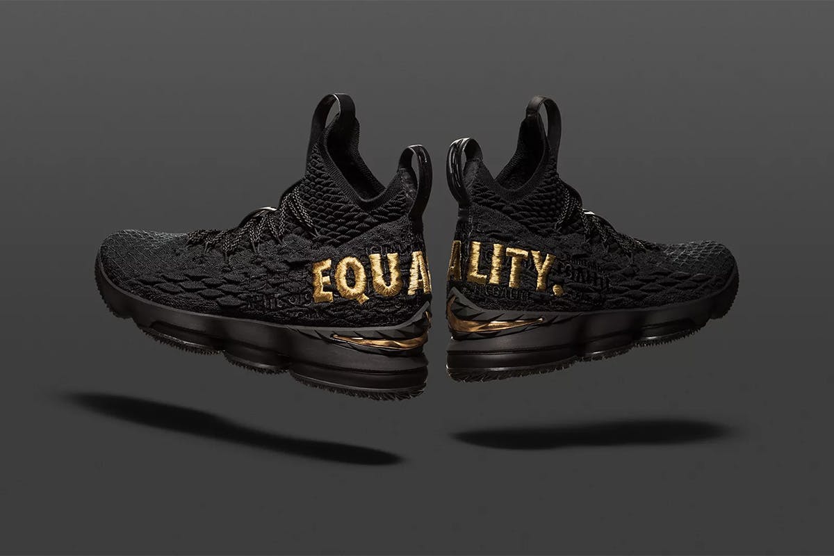 nike lebron james 15 equality smithsonian donation Smithsonian Natonal Museum of African American History and Culture