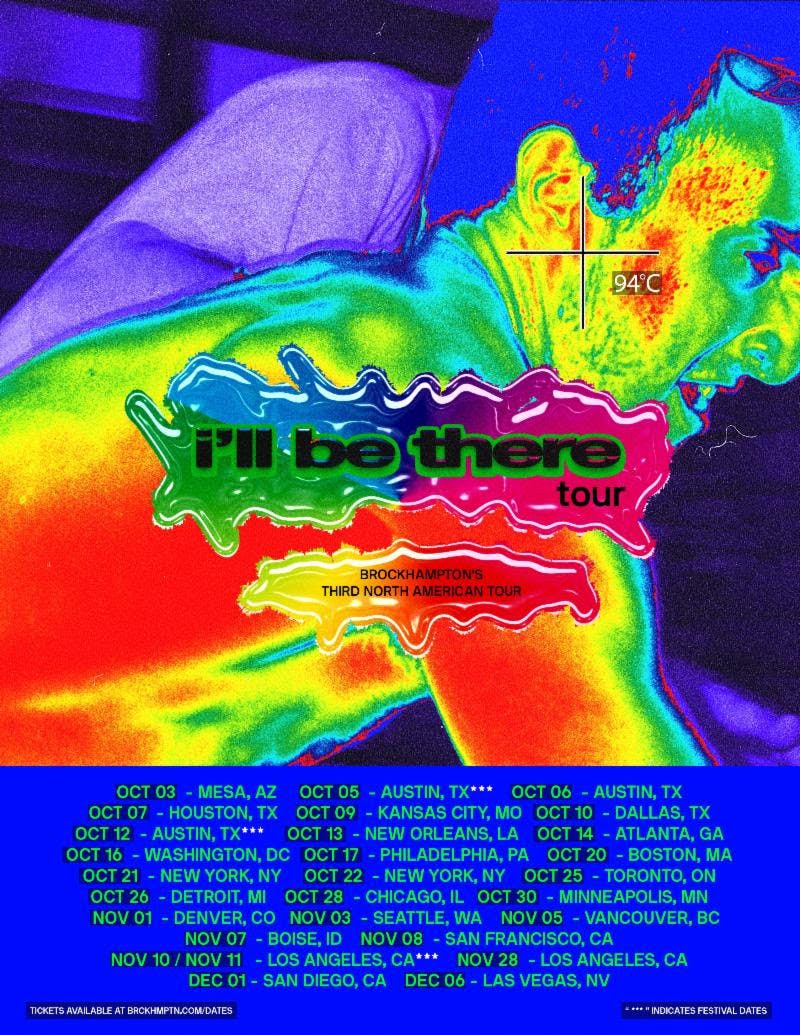 brockhampton north american tour fall 2018 Iridescence