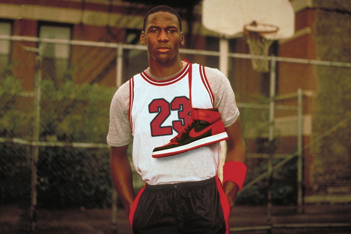 Michael Jordan Autographed Nike Air Jordan 1 Retro High Off-White UNC  Shoes
