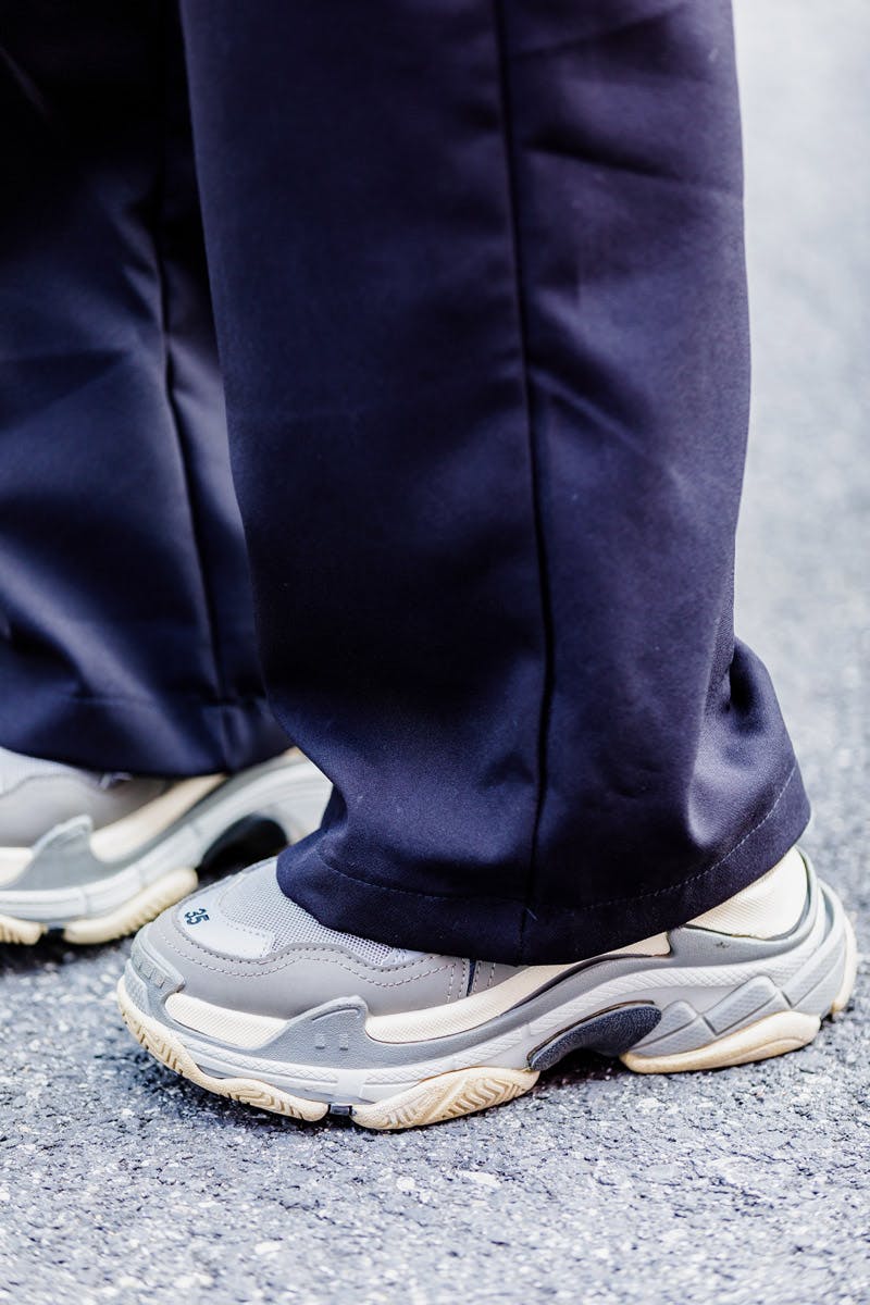 sneaker street style shanghai ss19 Shanghai Fashion Week SS19