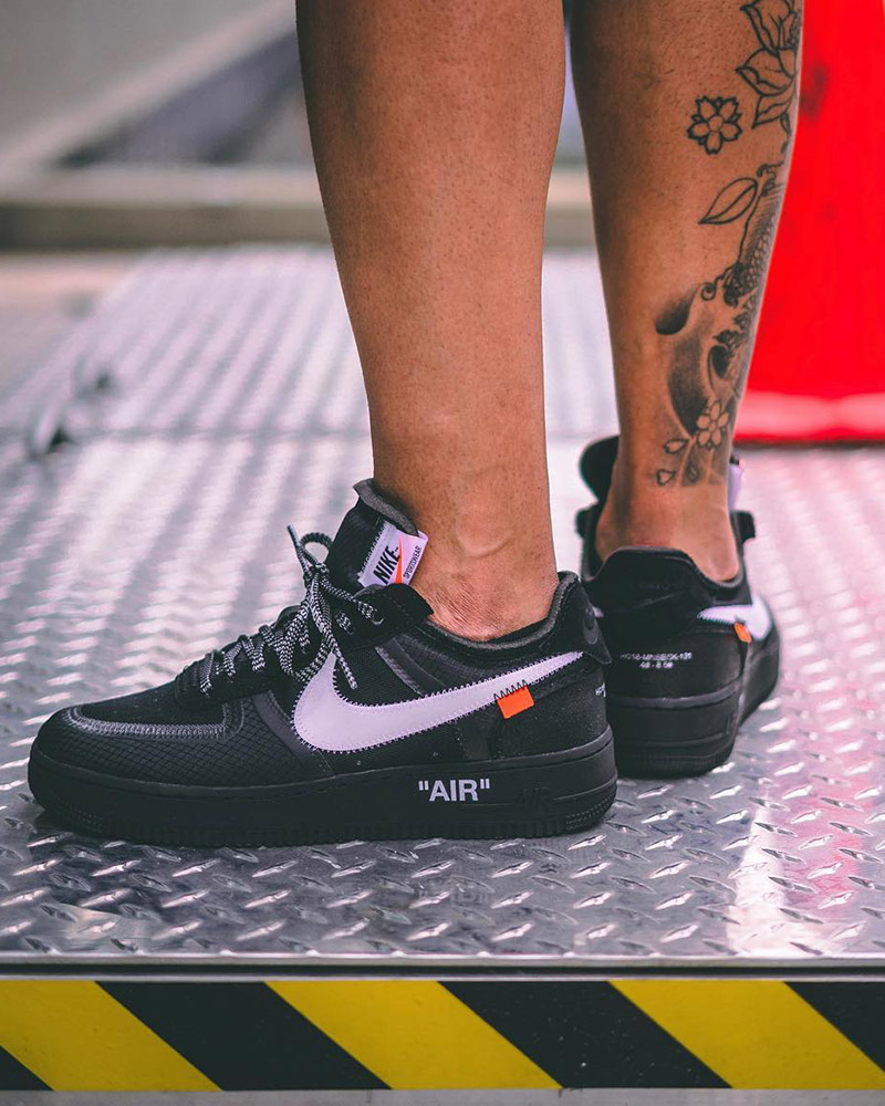 First Look: Off-White x Nike Air Force 1 Low Black •