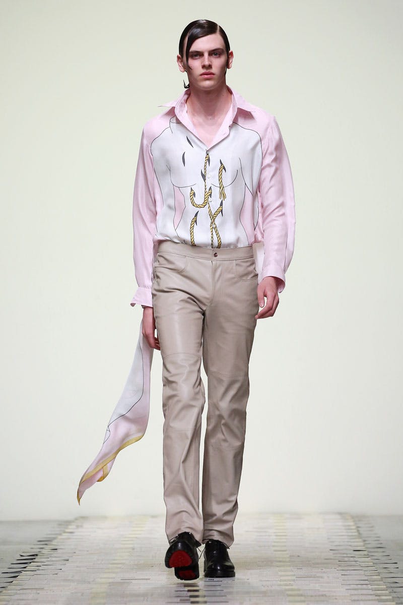 Daniel W. Fletcher Catwalk London Fashion Week Men's SS19 daniel w fletcher