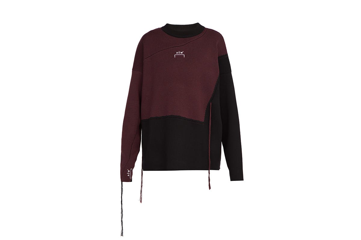 burgundy knitwear MATCHESFASHION.COM a cold wall samuel ross