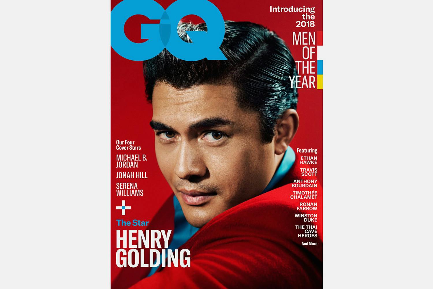 gq 2018 men of the year covers Henry Golding Michael B. Jordan jonah hill