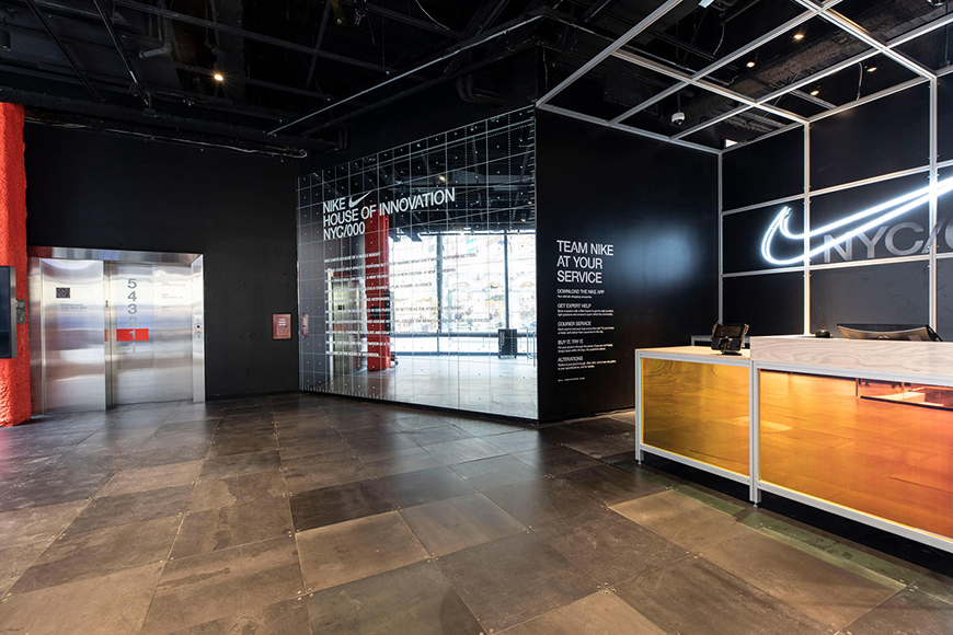 NIKE opens immersive flagship store in NYC with wavy glass façade