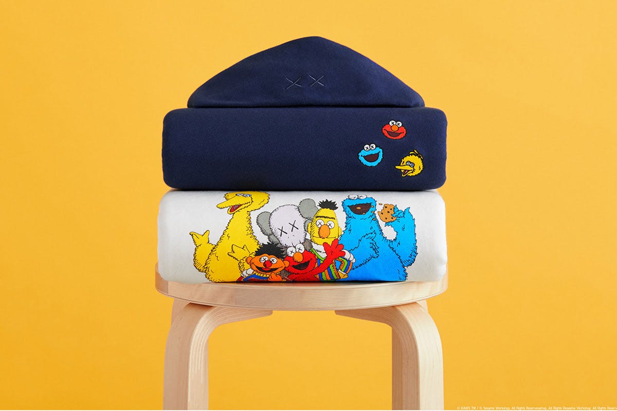 kaws sesame street uniqlo fw18 collection