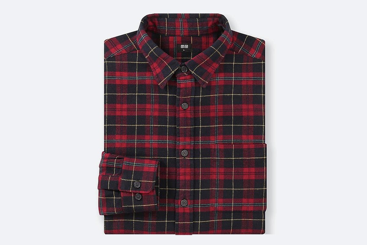 uniqlo check shirt KAWS sesame street