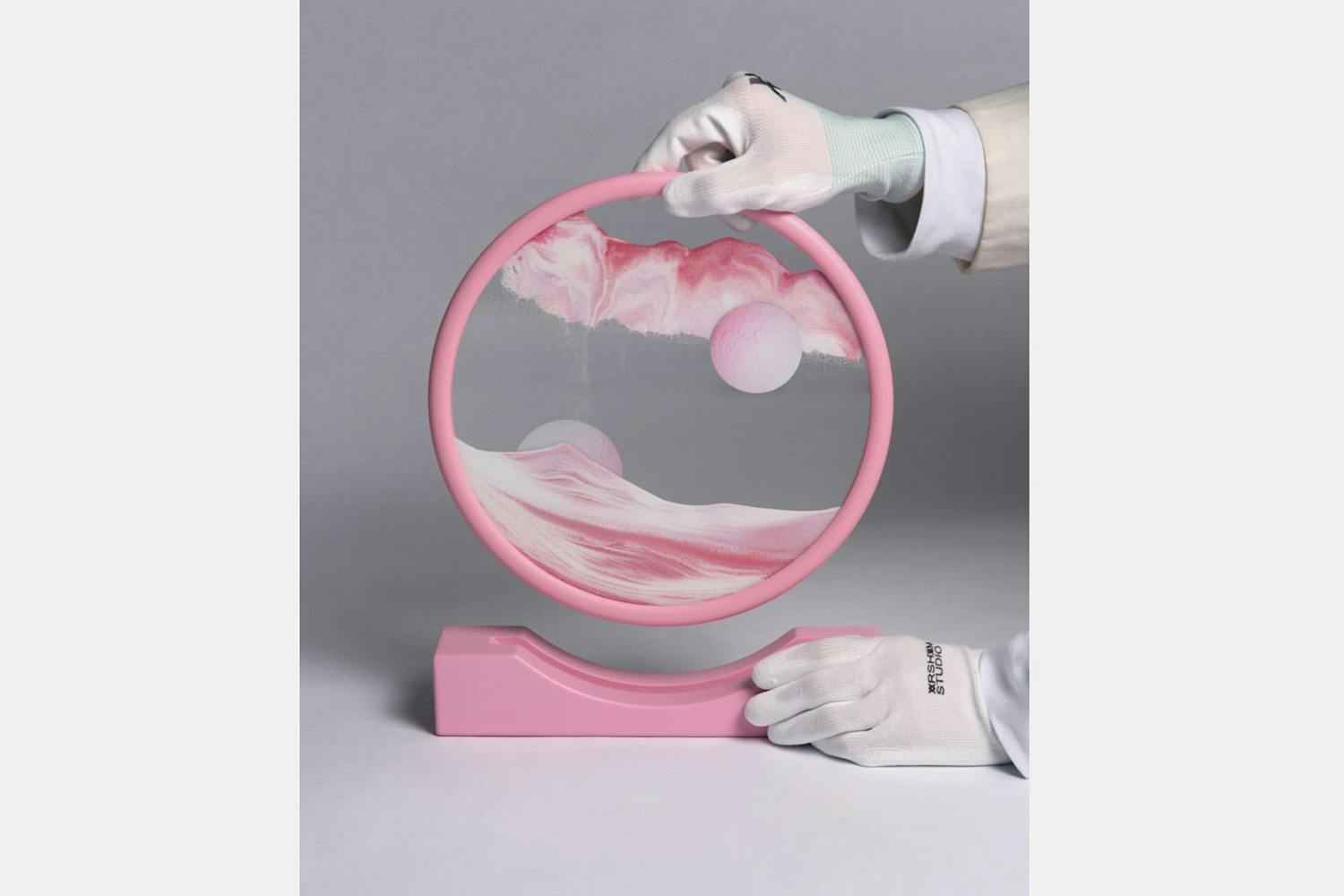 daniel arsham pink sand circle