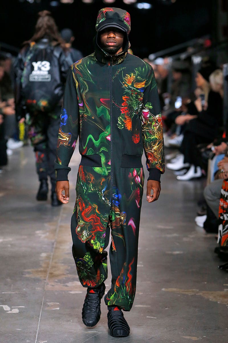 Y3 Paris Menswear Fashion Week Fall Winter 2019 Paris Jan 2019 Adidas yohji yamamoto