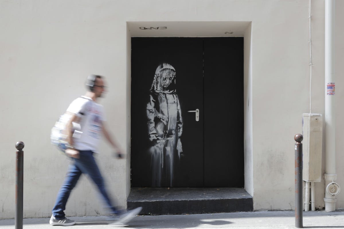 banksy artwork stolen paris bataclan