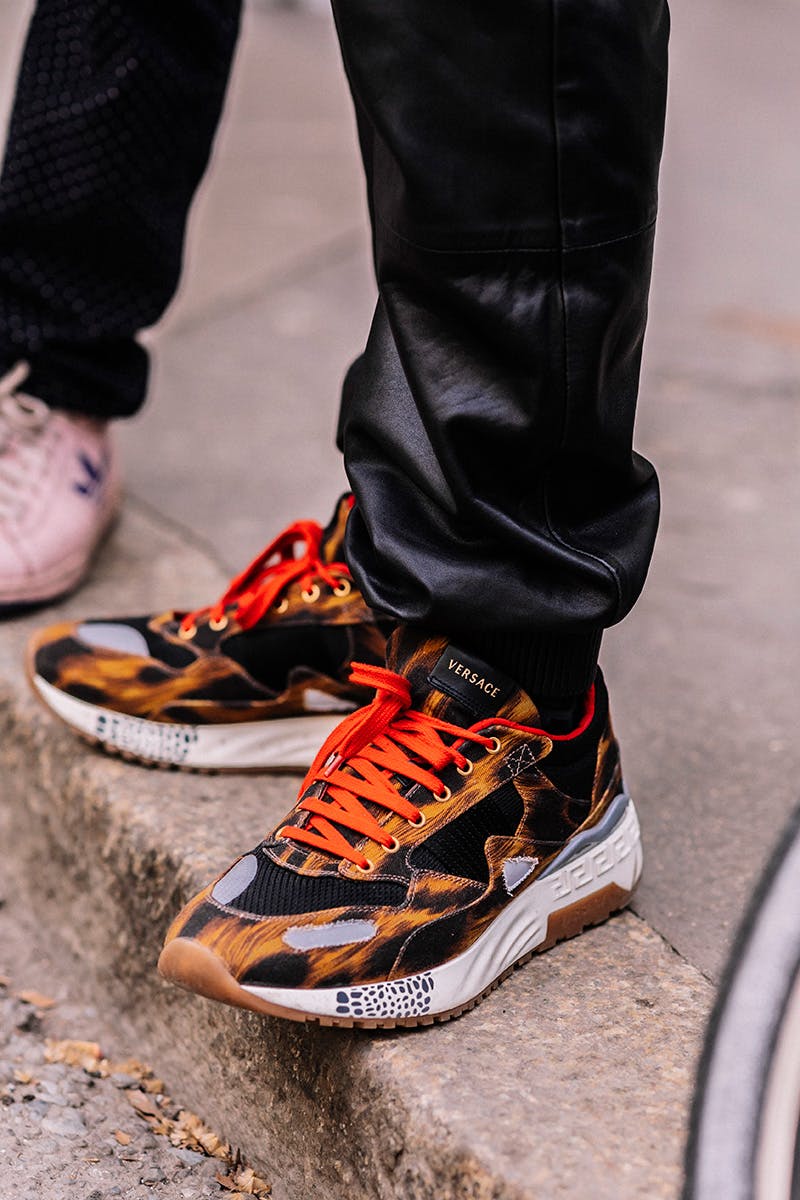 Milan Fashion Week Fw19 Best Sneaker Street Style