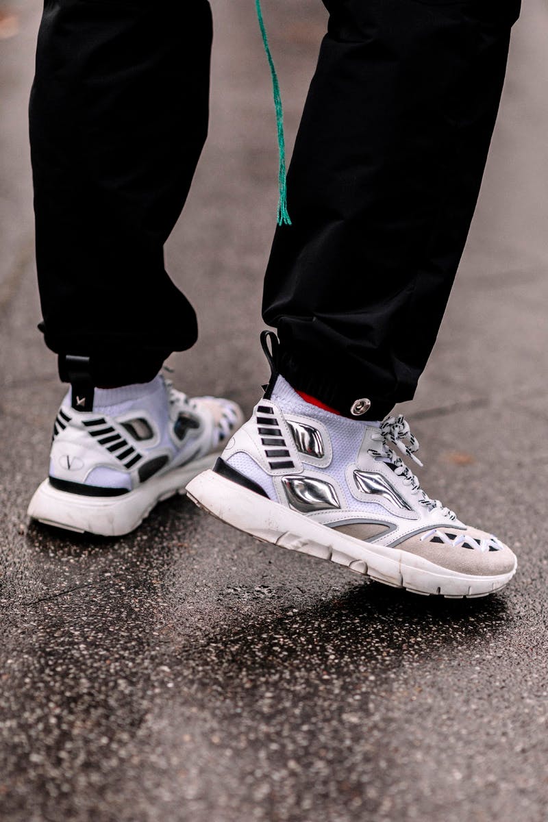 paris fashion week womens fw19 sneaker street style Adidas Balenciaga Nike