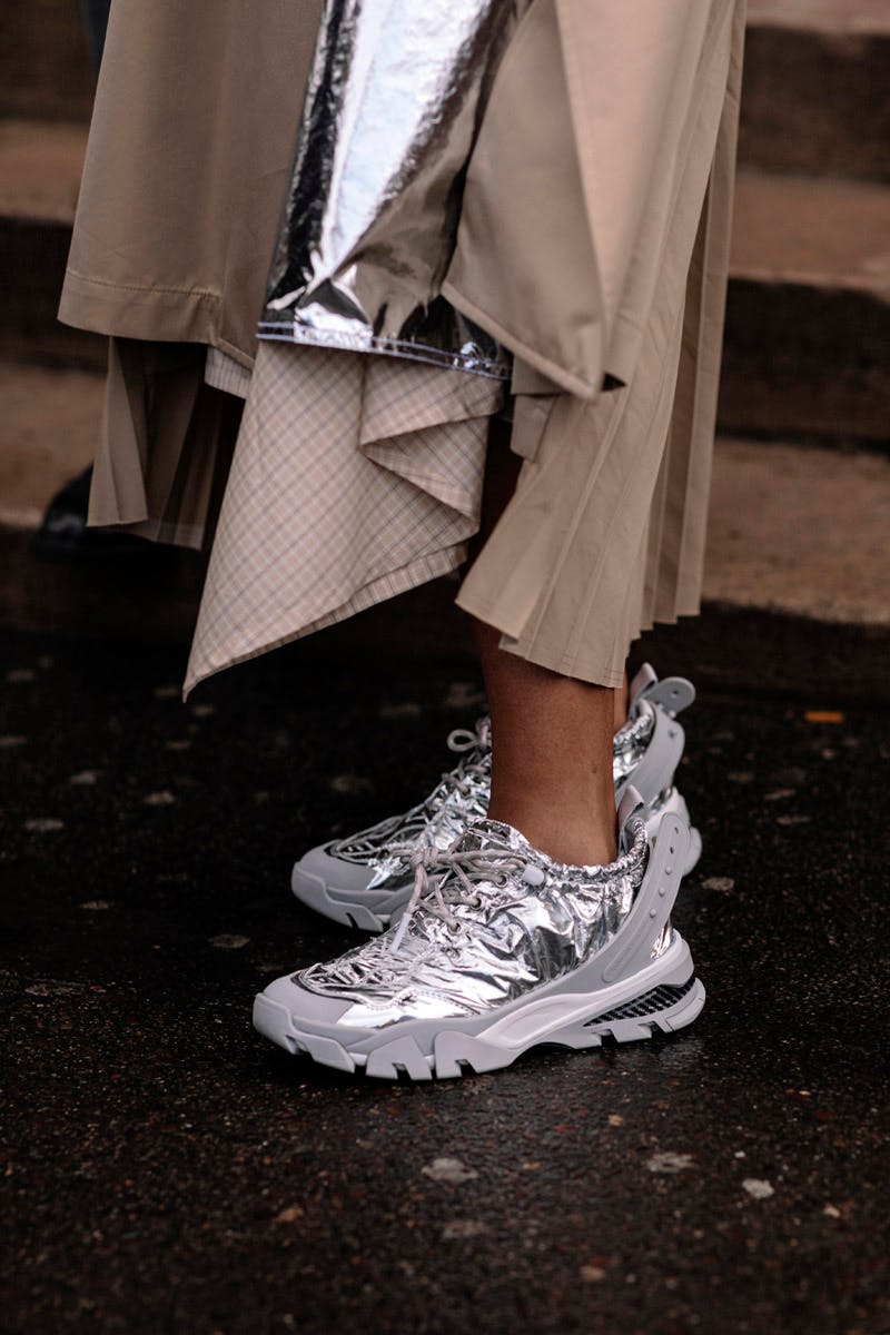 paris fashion week womens fw19 sneaker street style Adidas Balenciaga Nike