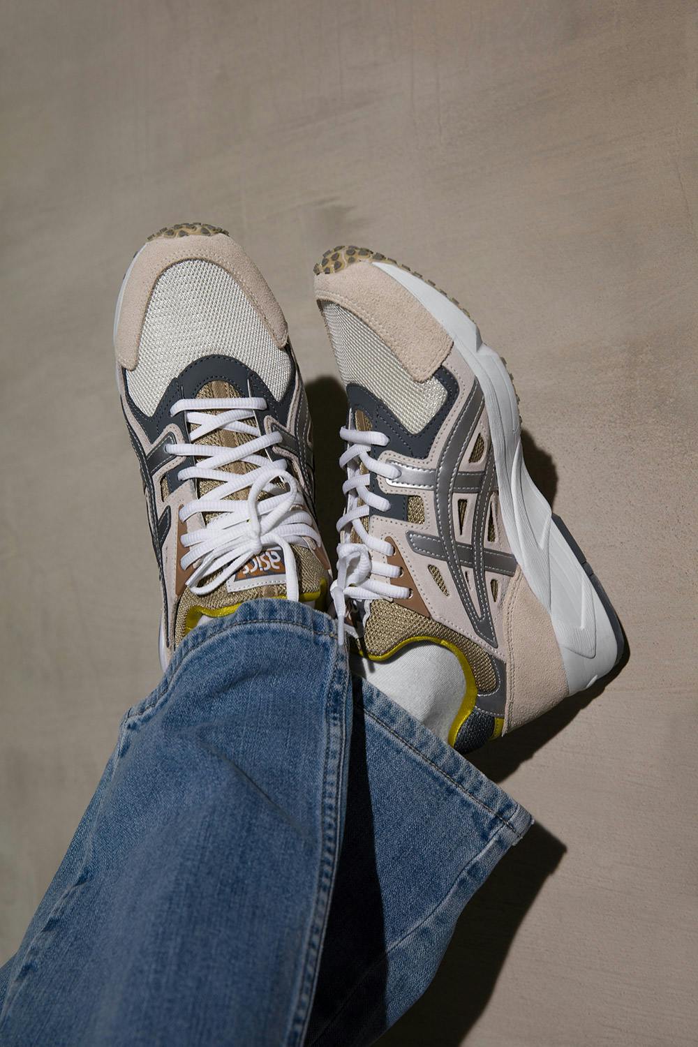 asics gel ds trainer cream silver asics gel-ds trainer