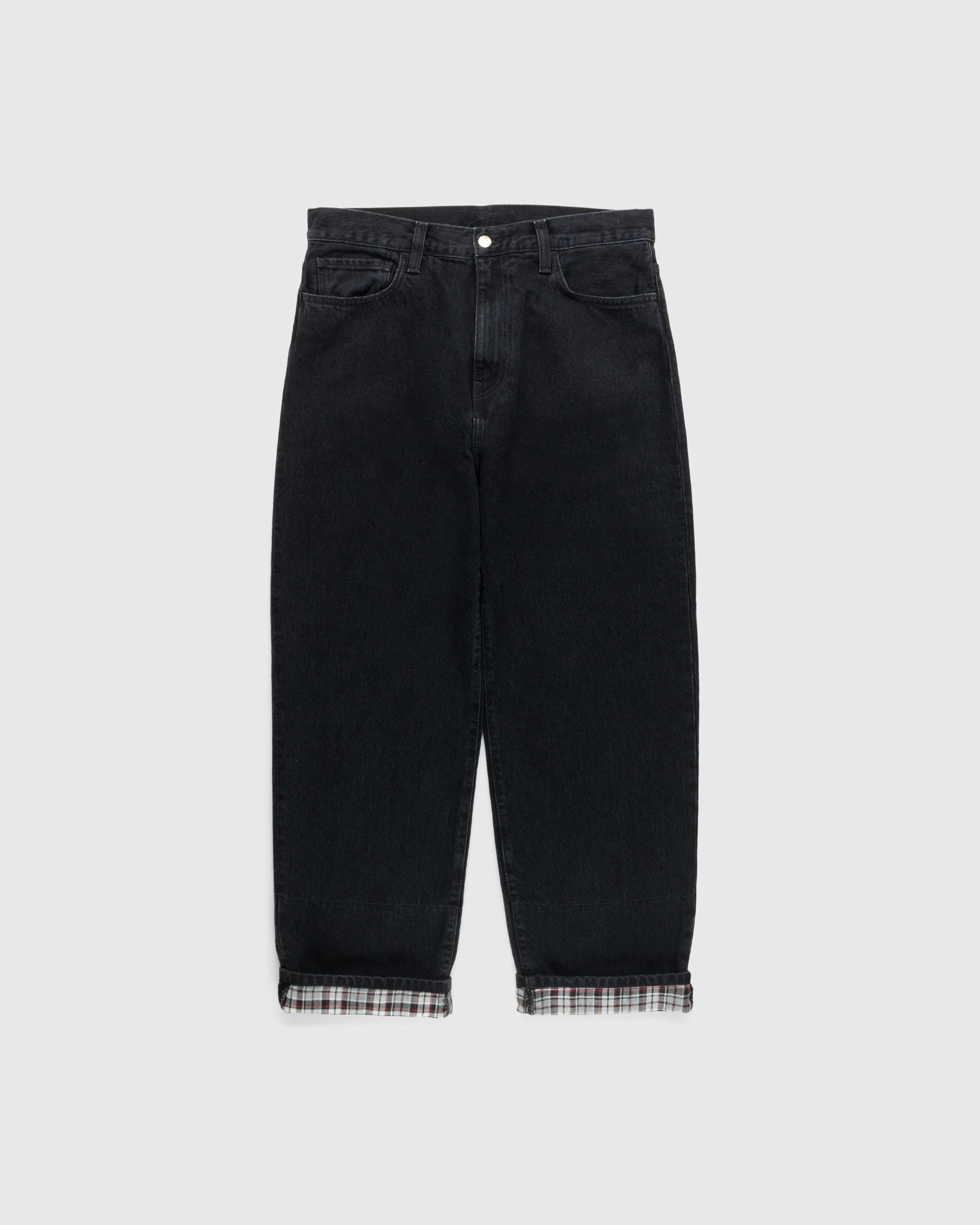 Carhartt WIP - Rider Pant Stonewashed Black - Clothing - Black - Image 1