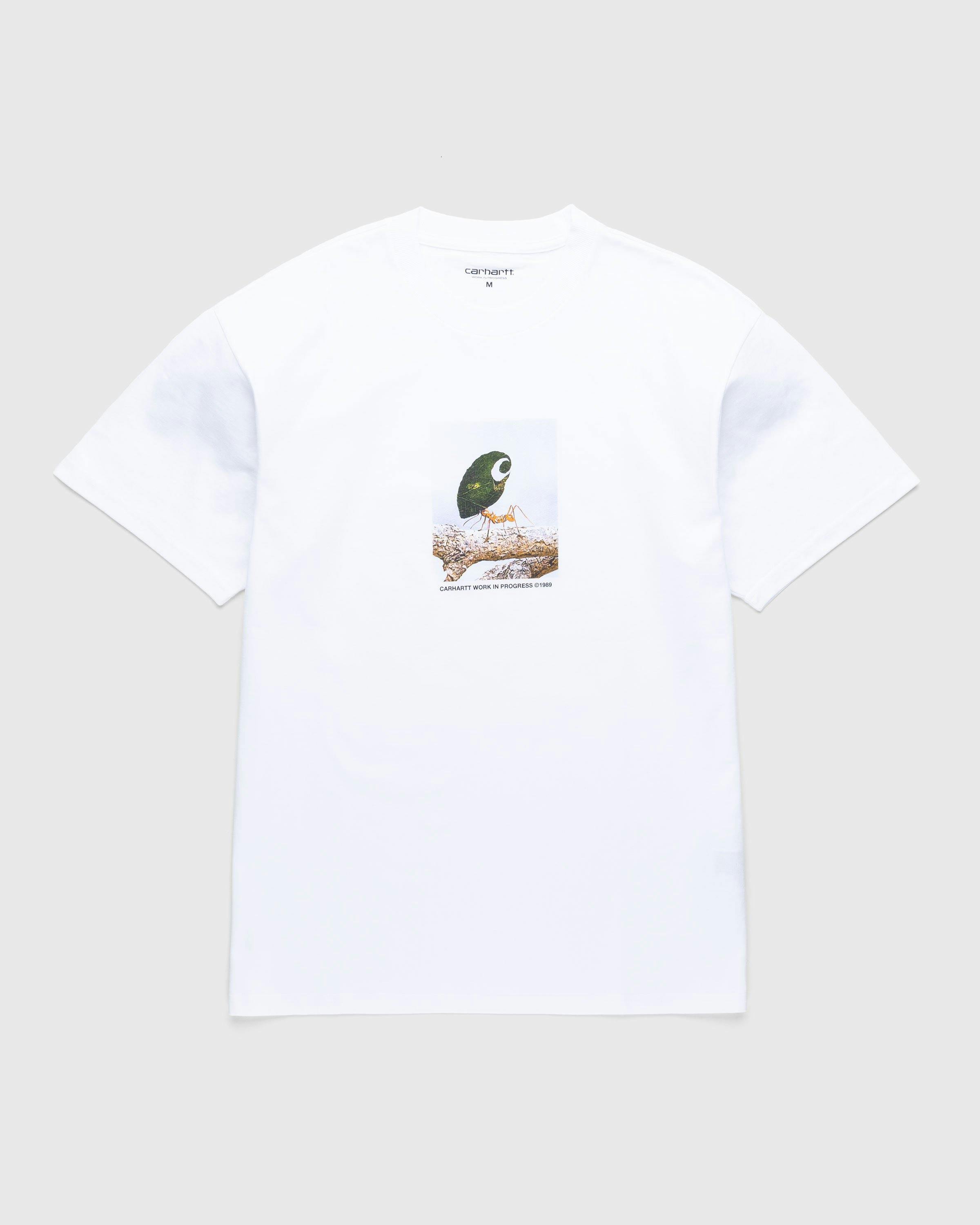 Carhartt WIP - Antleaf T-Shirt White - Clothing - White - Image 1