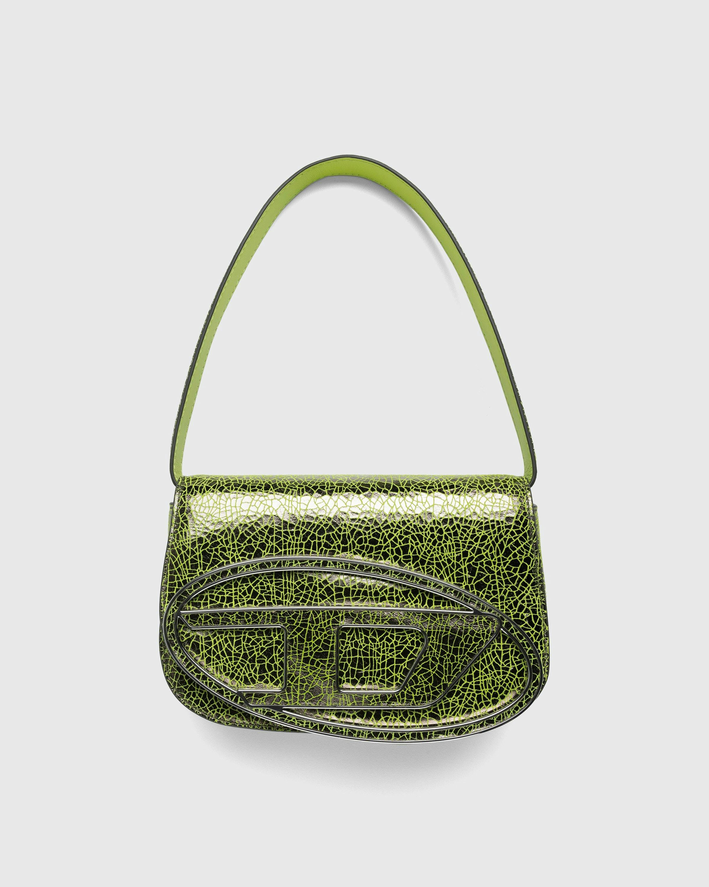 Diesel - 1DR Shoulder Bag Cracked Green - Accessories - White - Image 1