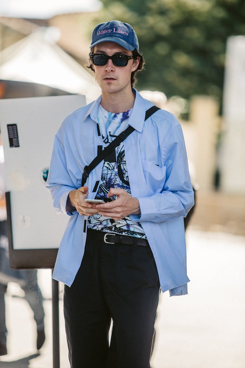 pitti uomo ss20 street style Raf Simons pitti uomo 96 virgil abloh