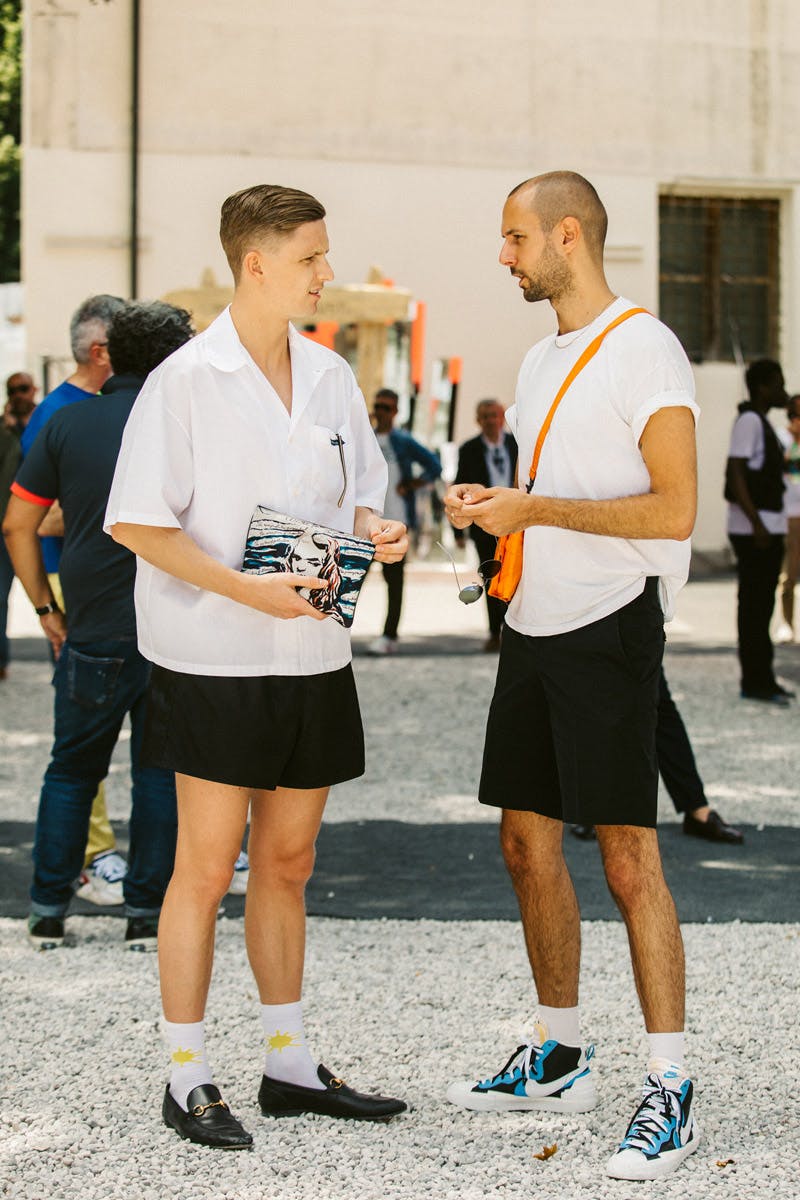 pitti uomo ss20 street style Raf Simons pitti uomo 96 virgil abloh