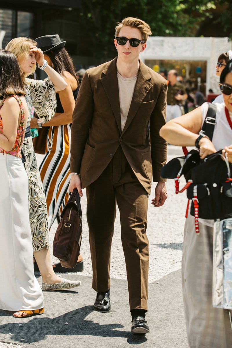 pitti uomo ss20 street style Raf Simons pitti uomo 96 virgil abloh