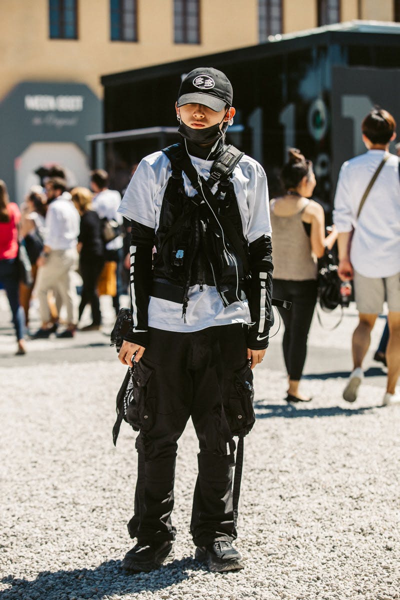 pitti uomo ss20 street style Raf Simons pitti uomo 96 virgil abloh