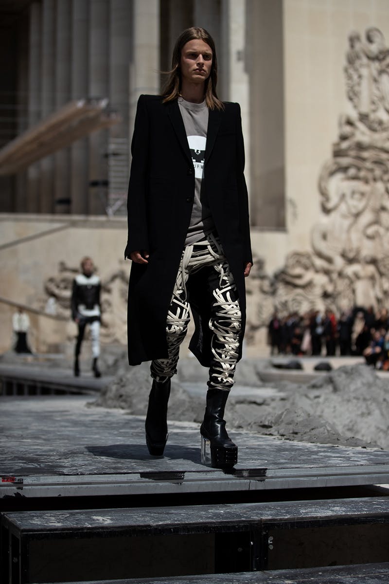 rick owens ss20 paris fashion week runway