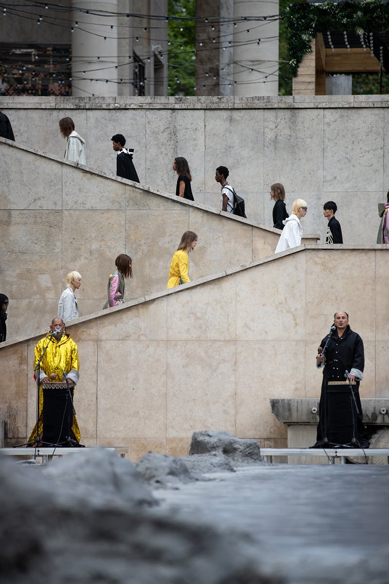 rick owens ss20 paris fashion week runway