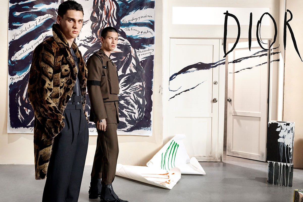 dior autumn winter campaign 19 20 kim jones raymond pettibon steven meisel