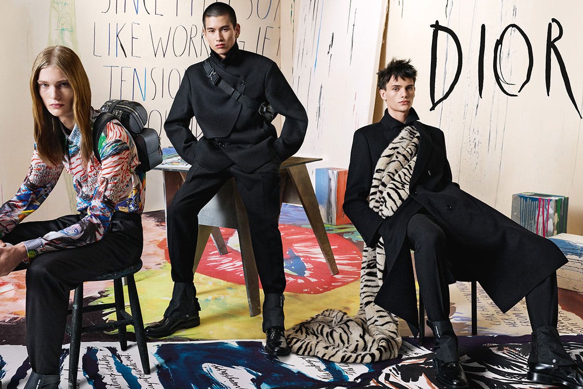 dior autumn winter campaing 19 20 kim jones raymond pettibon steven meisel