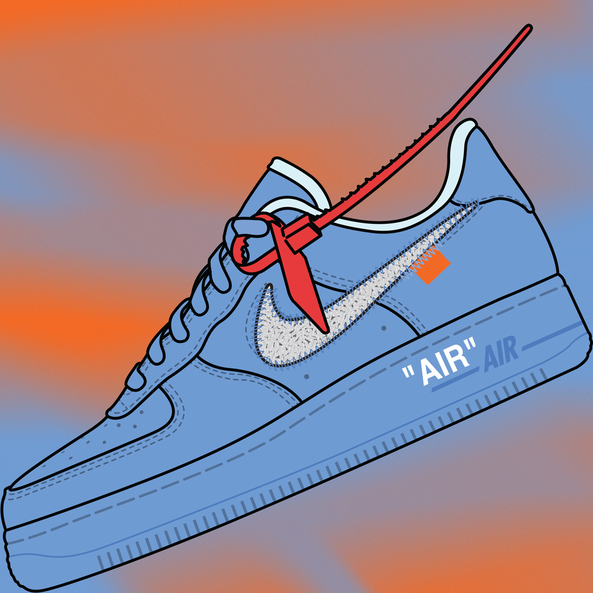 Virgil Abloh's 'MCA' Air Force 1 Dropped on Nike SNKRS Stash