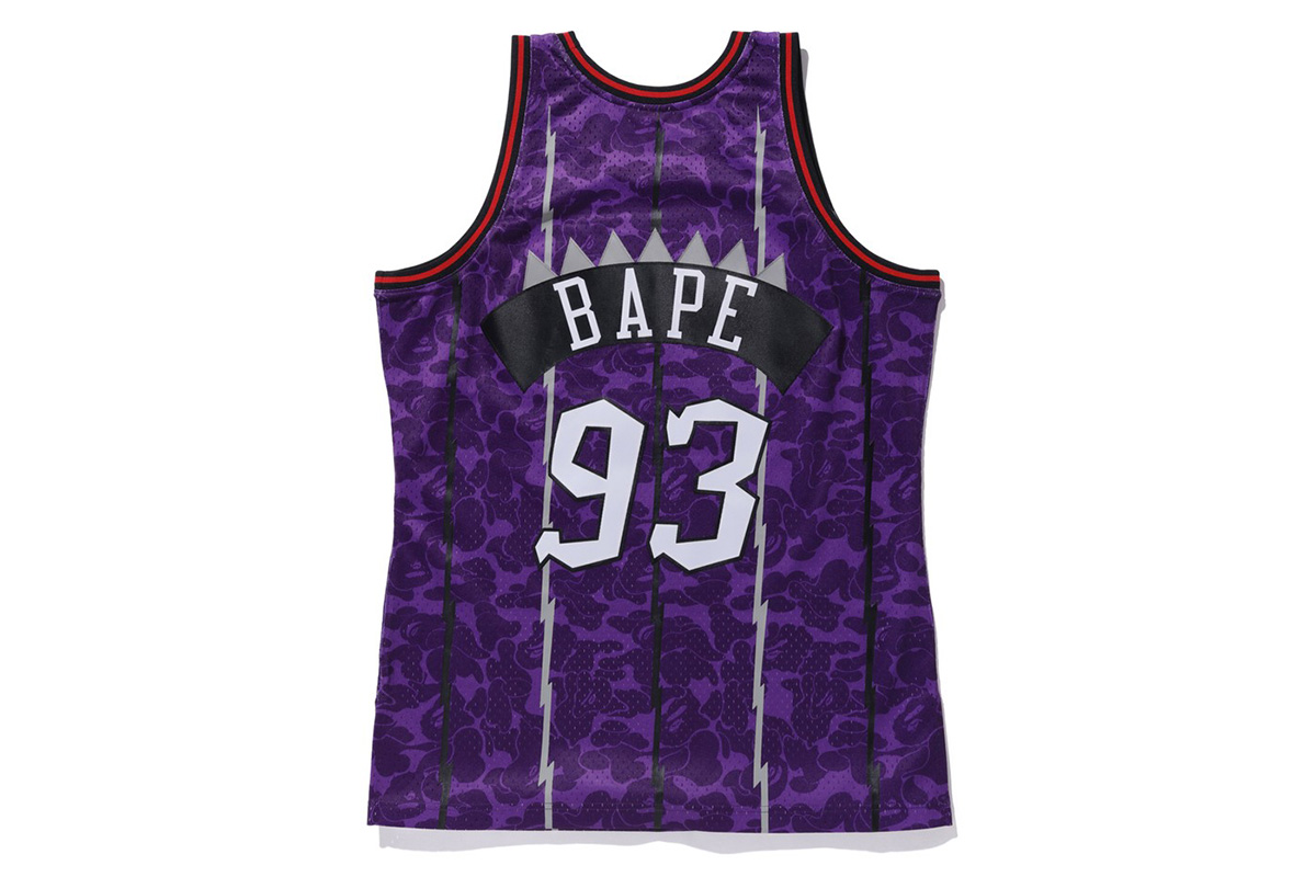 Bape BAPE Purple Camo Football Jersey