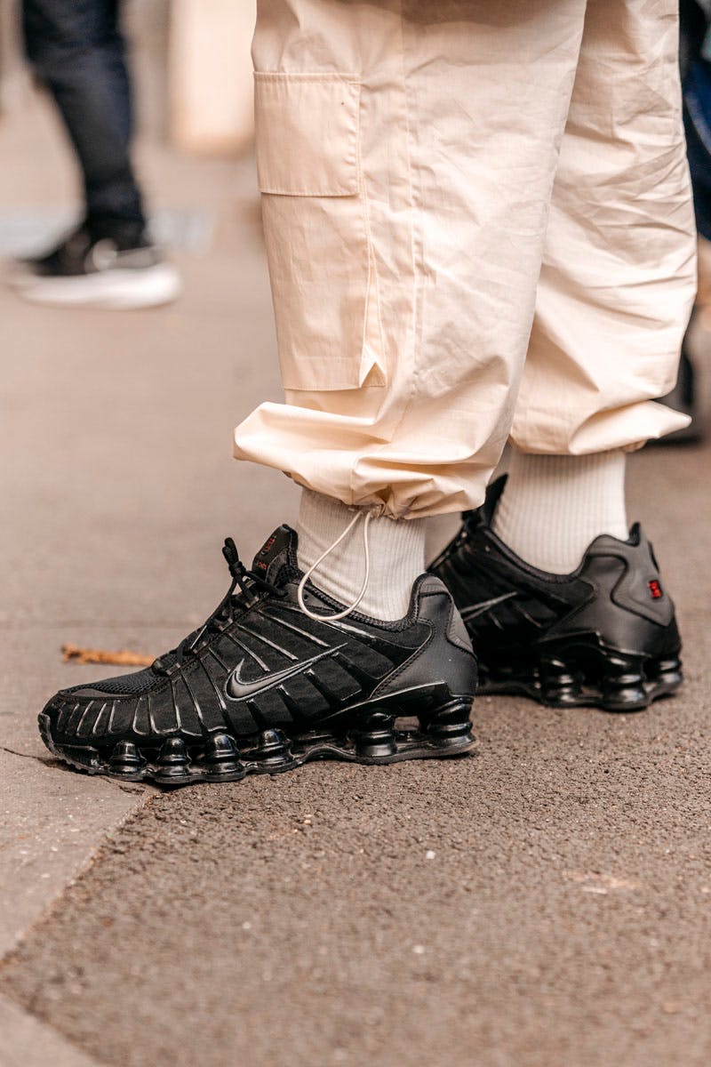 paris fashion week womens ss20 sneaker street style prada