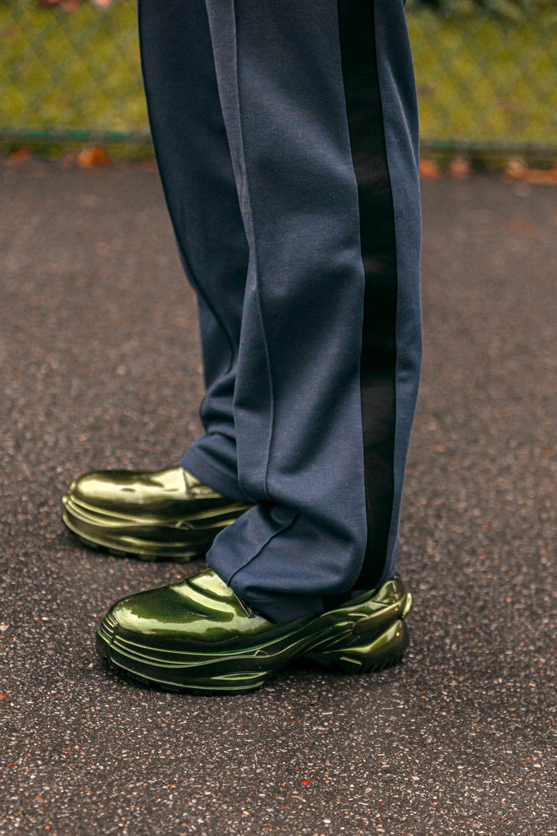 paris fashion week womens ss20 sneaker street style prada