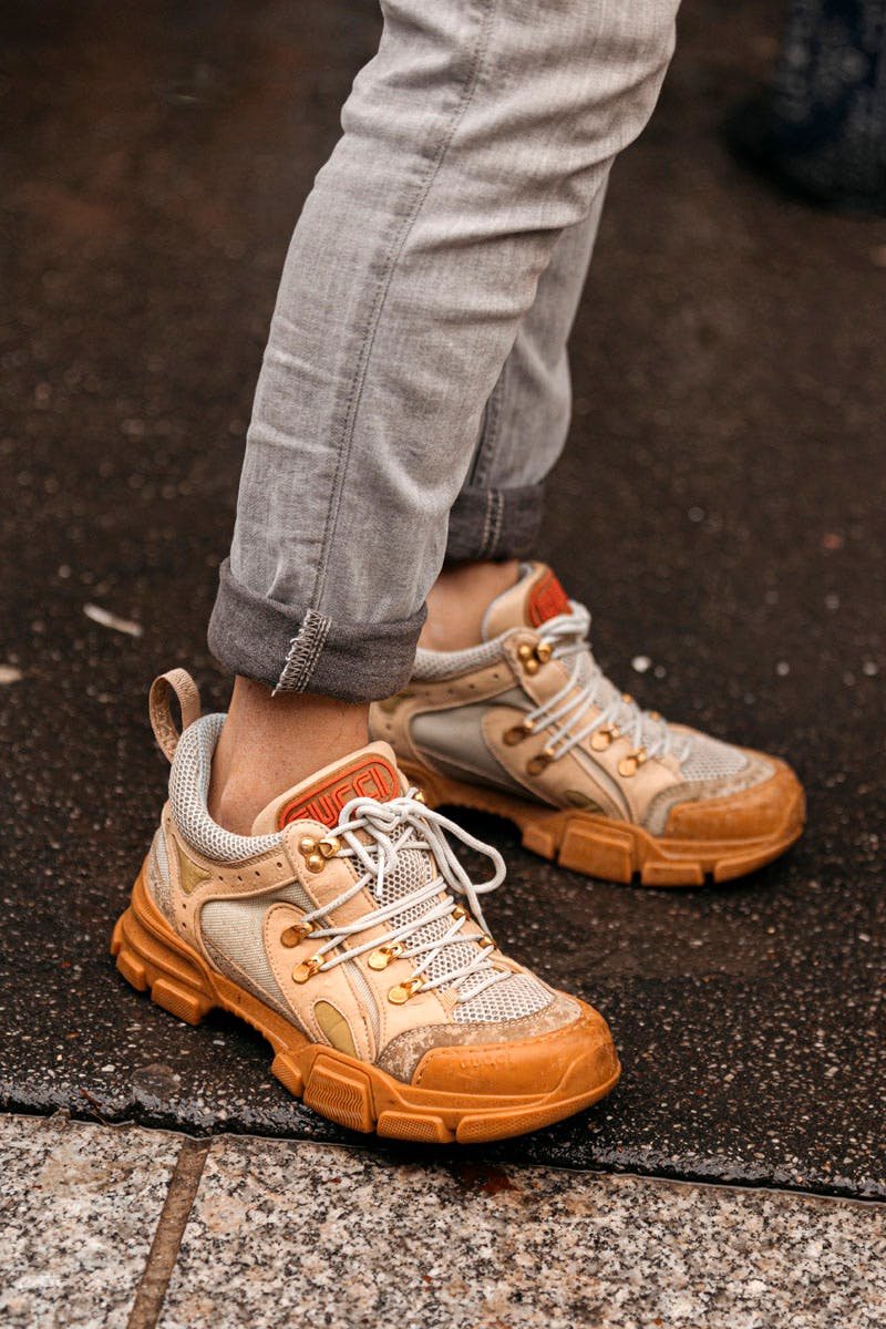 paris fashion week womens ss20 sneaker street style prada