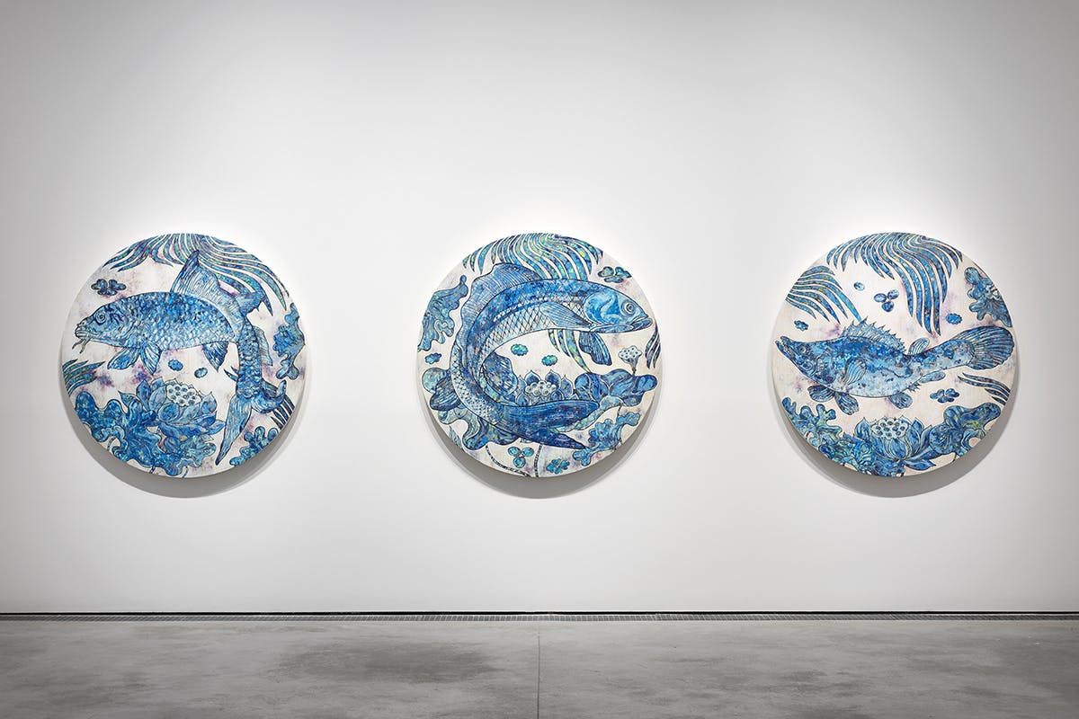 Takashi Murakami - And then - Ichimatsu Pattern - Perrotin PARIS