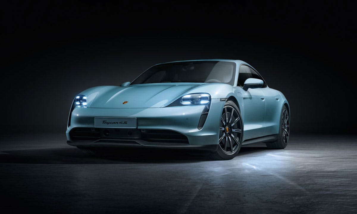 porsche taycan 4s blue