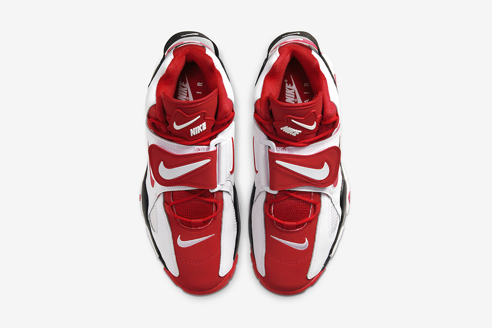 Men's shoes Nike Air Barrage Mid White/ University Red-Black