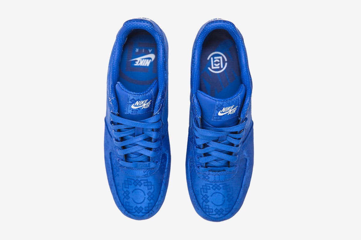 clot nike air force 1 royale university blue release date price kevin poon