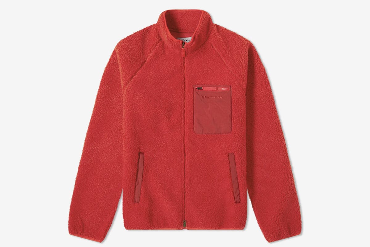 MANASTASH GORILLA FLEECE JACKET RED