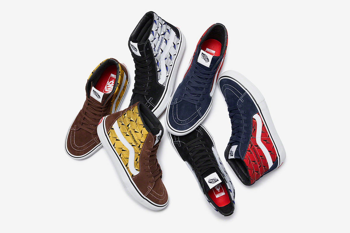 supreme vans every collaboration history 2019