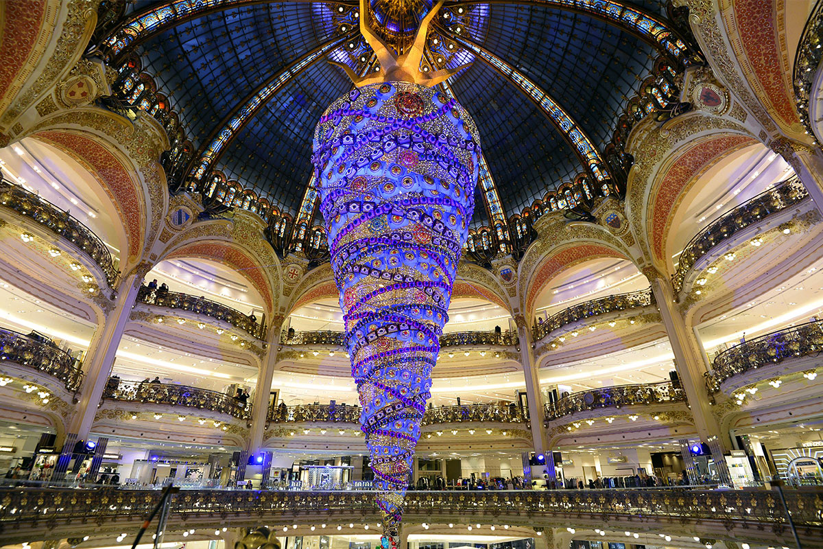 A private moment with Louis Vuitton at Galeries Lafayette in Paris