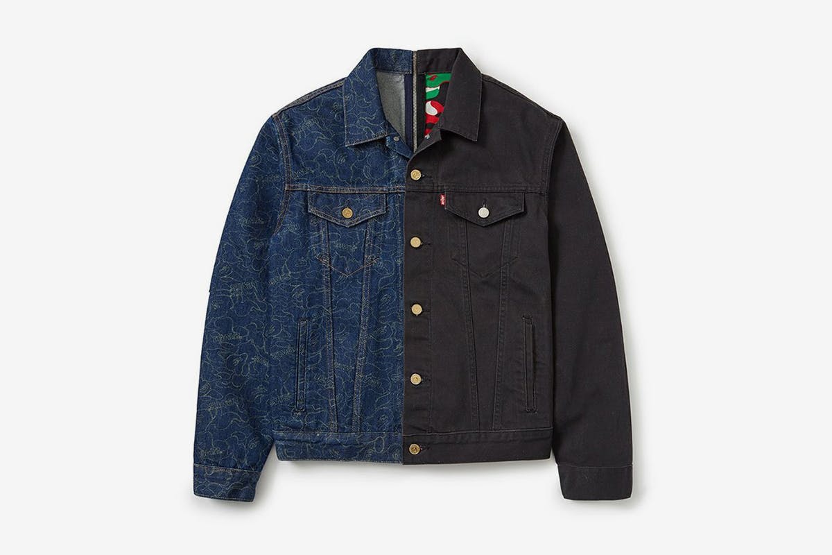 BAPE & Levi's Debut Split Trucker Jackets: See Them Here