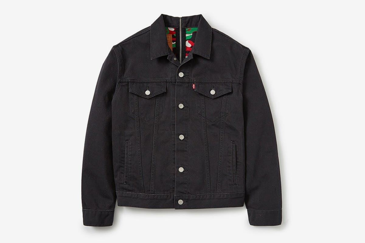 BAPE & Levi's Debut Split Trucker Jackets: See Them Here