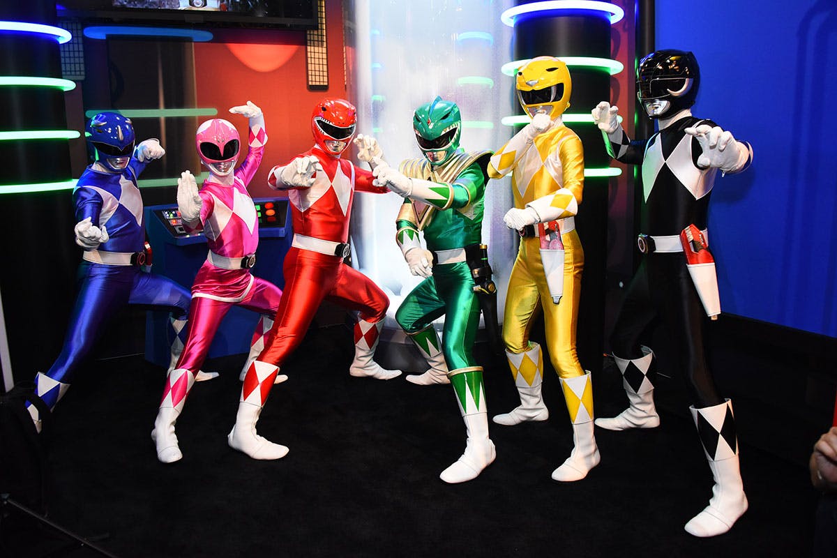 Power Rangers at San Diego Comic Con