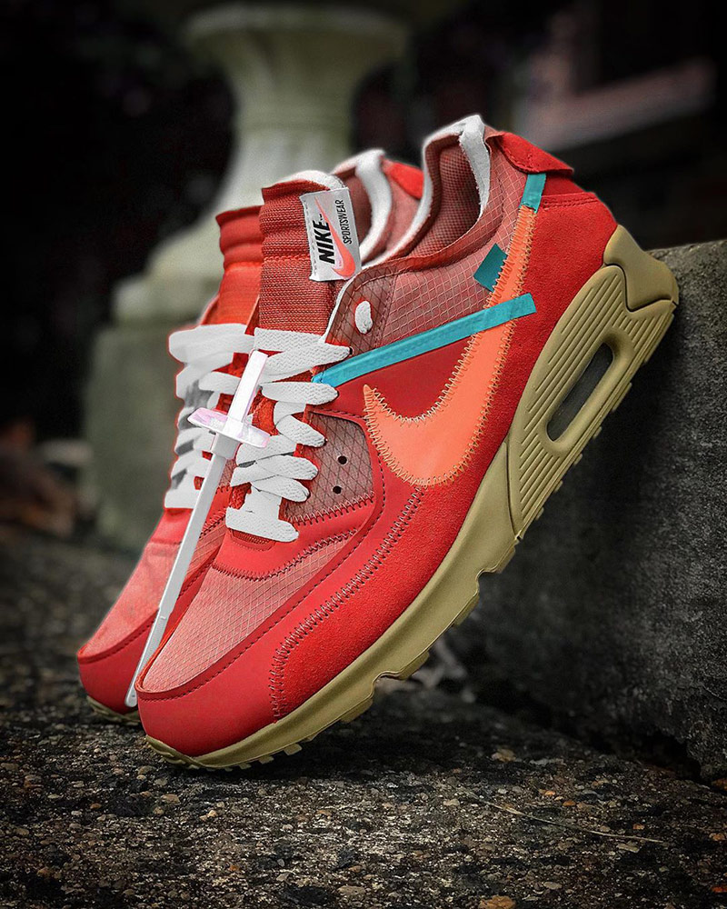 niets jungle Glans A Red Off-White x Nike Air Max 90 Could Be Dropping This Year