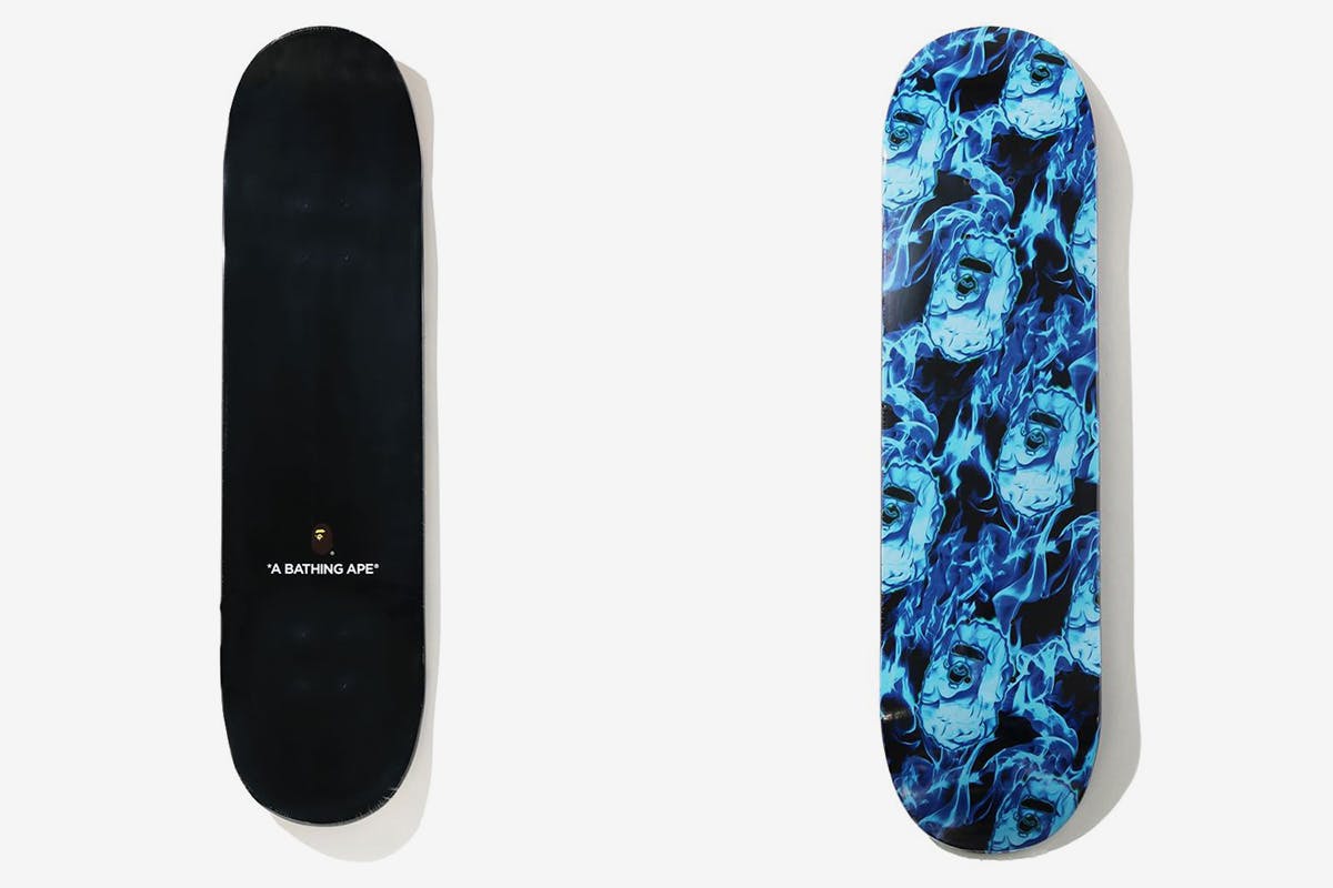 BAPE FLAME Skate Deck