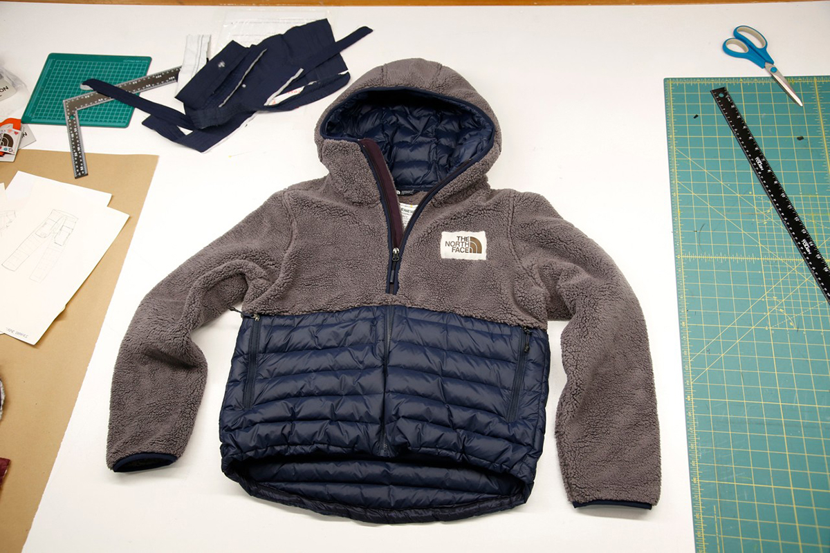 The North Face bespoke hoodie