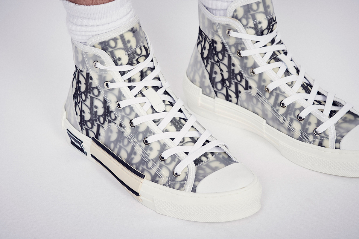 Dior Beige Boot High Sneaker in White for Men