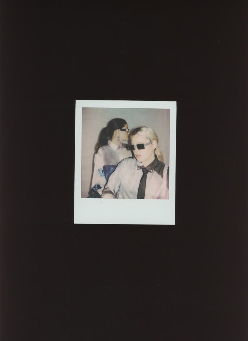 CHLOE AND CHENELL polaroid photograph