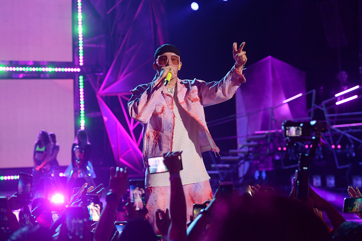 Fans at Bad Bunny's concert came dressed as boldly as their fave